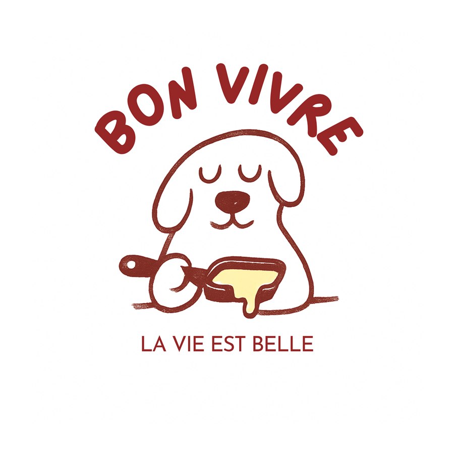 Visuel du t-shirt Auguste - Cheese Bon Vivre
