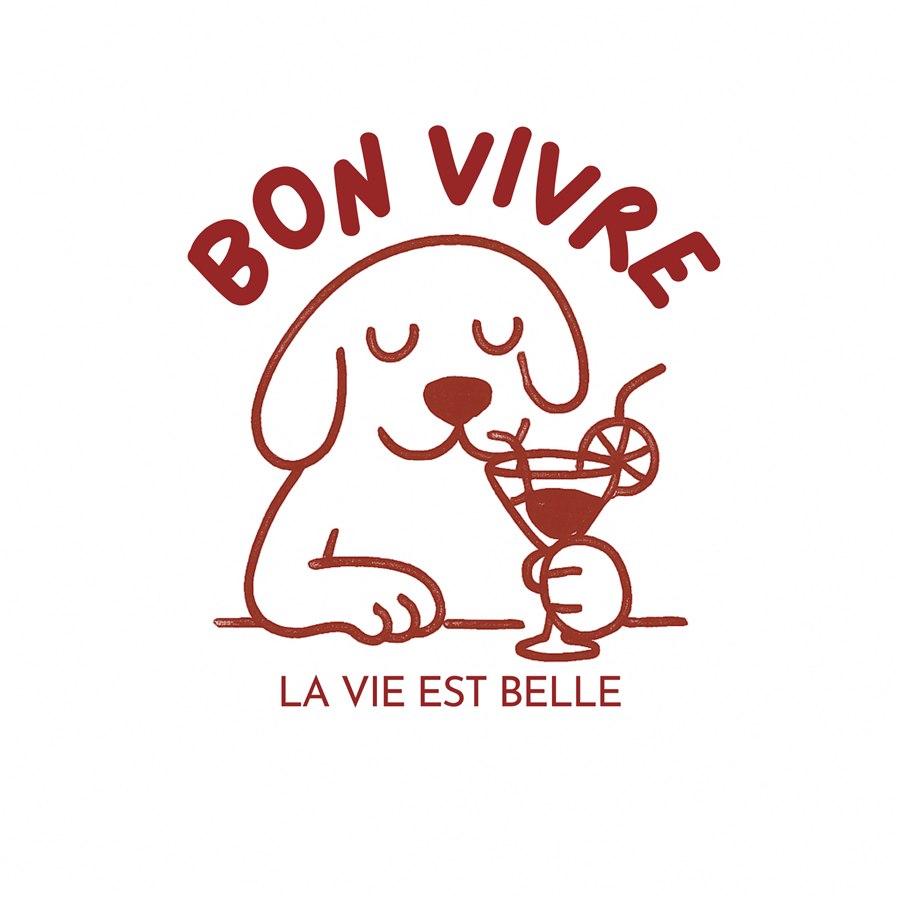 Visuel du t-shirt Auguste - Cocktail Bon Vivre