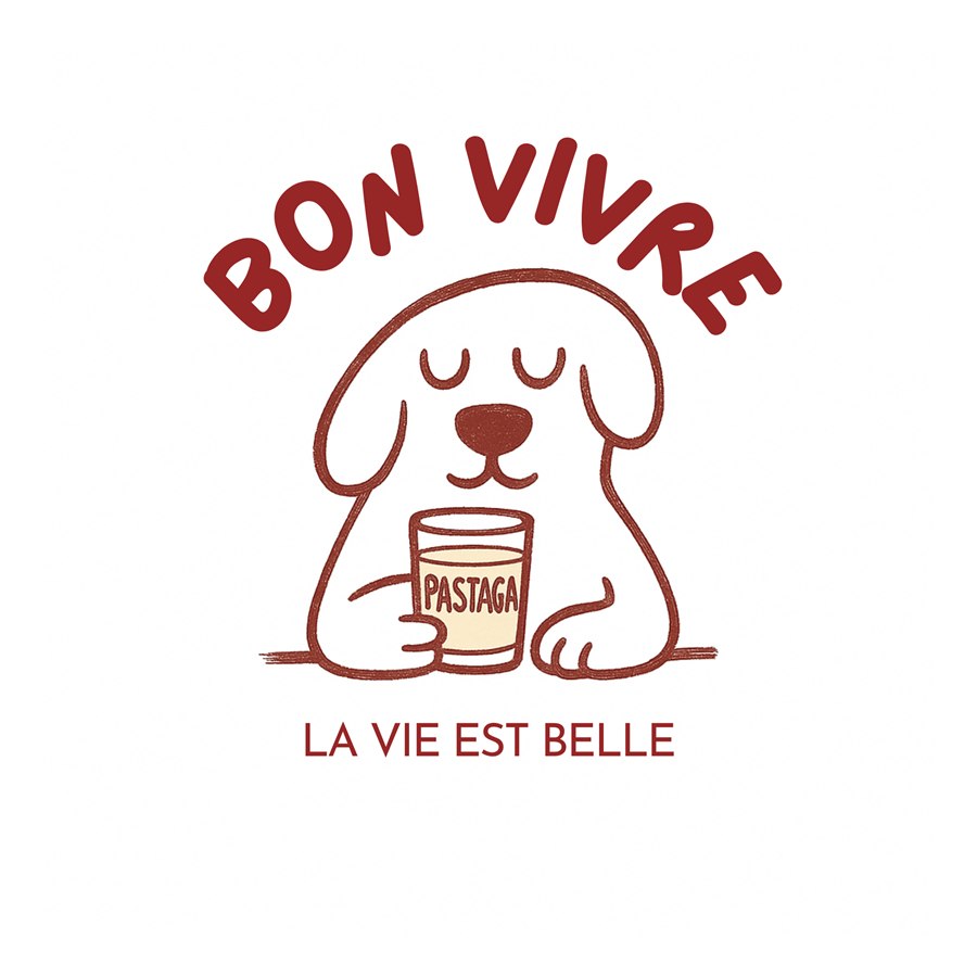 Visuel du t-shirt Auguste - Pastaga Bon Vivre